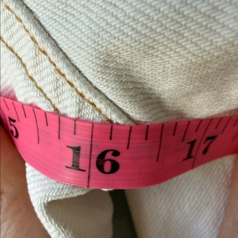 BODEN Ivory Belted Denim Jacket - Picture 9 of 10